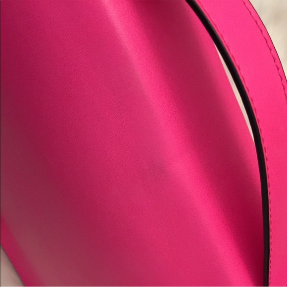 hibou Neon Pink Cambridge Satchel Crossbody Bag - Picture 8 of 8